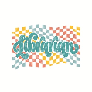 Librarian PNG, School Librarian Digital Download, Library Books School Digital Design, Back To School Librarian Library Sublimation Design