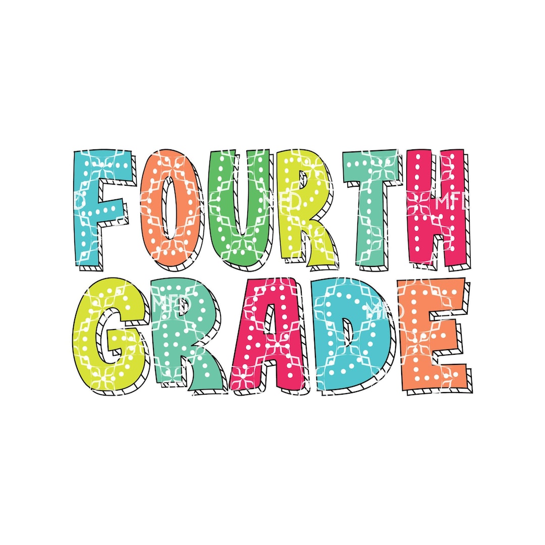 Fourth Grade Teacher PNG Fourth Grade Student Digital Download Fourth Fourth Grade Teacher PNG Fourth Grade Student Digital Download Fourth