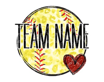 Softball DTF or Sublimation Transfer, Customizable Team Name Player Name Sublimation or DTF, Softball Mom Sublimation or DTF Transfer