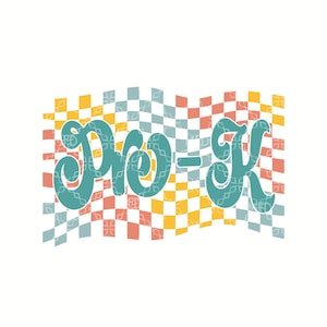 Pre School Teacher PNG, Pre K Crew Digital Download, Pre K Teacher Crew Digital Design, Pre School Teacher Crew Checker Sublimation Design