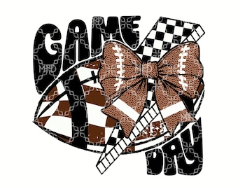 Game Day Football DTF or Sublimation Transfer, Retro Football Sublimation or DTF Transfer, Football Mom Game Day Sublimation or DTF Transfer