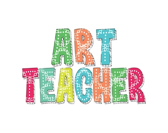 Art Teacher PNG, School Art Teacher Digital Download, Specials Teacher Digital Design, Back To School Art Teacher Sublimation Design