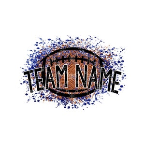 Football Sublimation or DTF Transfer, Customizable Team Name Colors Sublimation or DTF Transfer, Custom Football Mom Sublimation Transfer