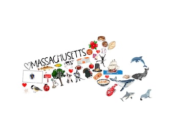 Massachusetts PNG, digital nedladdning av symboler för delstaten Massachusetts, digital design för Massachusetts, digital sublimeringsdesign för Massachusetts
