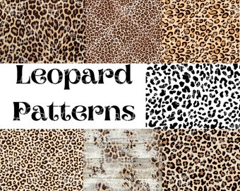 Leopard Pattern Sublimation Transfer, Full Sheet Pattern Print Sublimation Ready to Press Transfer, Leopard Pattern Sublimation Transfer