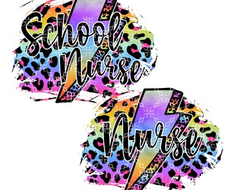 Nurse PNG, School Nurse Digital Download, High School Nurse Digital Design, Jr High Middle School Elementary Nurse Sublimation Design
