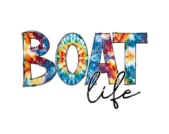 Boat Life PNG, Summer Summertime PNG, Summertime Lake Living Digital Download, Summer Days Lake Days Boat Fun Digital Sublimation Design