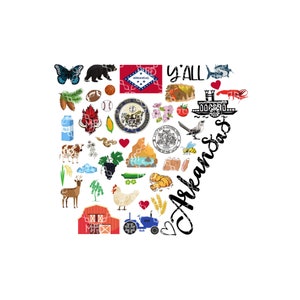 Arkansas PNG, State of Arkansas Symbol Digital Download, The Natural State Digital Design, Arkansas Favorites Sublimation Digital Design