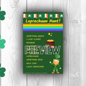 Leprechaun Hunt- St. Patrick&#39;s Day Game