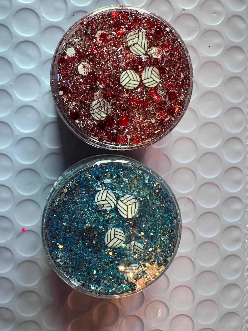 Customizable Color Volleyball Hair and Body Glitter image 11