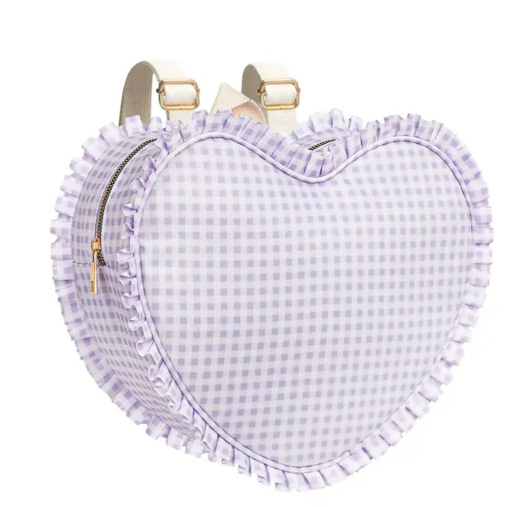 Ruffle Heart Backpack Etsy