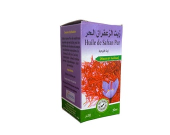 Pure saffron oil - 30ml - زيت الزعفران الحر