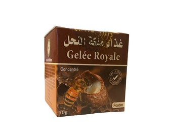 Royal jelly powder - concentrate - 10g - no dyes, no preservatives - غداء ملكة النحل