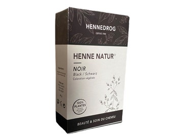 Henné noir - Hennedrog - 100% plantes - henne natur - coloration végétale - 90g