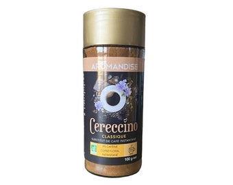Cereccino - instant coffee substitute - 0% caffeine - full-bodied and floral - 100g