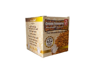 Crema de fenogreco - helba - كريم الحلبة ـ مرطب