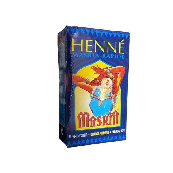 Fast henna masria fiery red color - 90g -