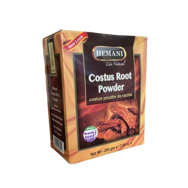 Poudre de racine de costus - 100g ou 200g - قصط هندي مسحوق