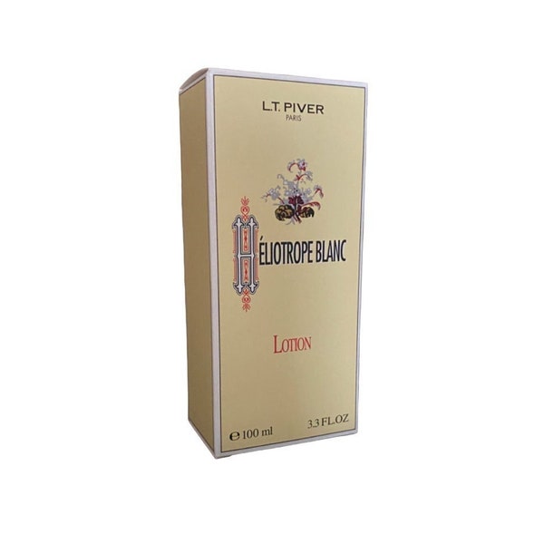 Lotion Héliotrope blanc - 100ml ou 423ml - parfum, eau de Cologne L.T Piver