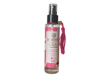 Rose facial spray - cosmetic treatment - all skin types - ماء الورد