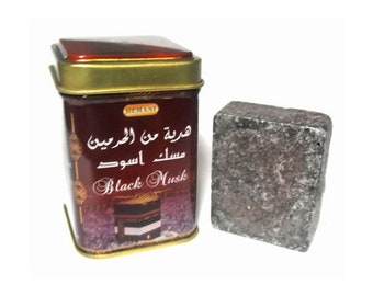 Black musk incense - musk- 20g - purification protection cleaning positive waves relaxation - المسك الأكحل الأسود