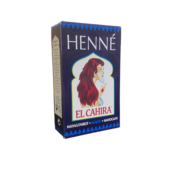 Henna el cahira - 90g - mahogany - mahogany - henna - hair dye