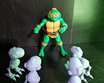 Neca Teenage Mutant Ninja Turtles Mousers 4 Pack Tmnt - Etsy