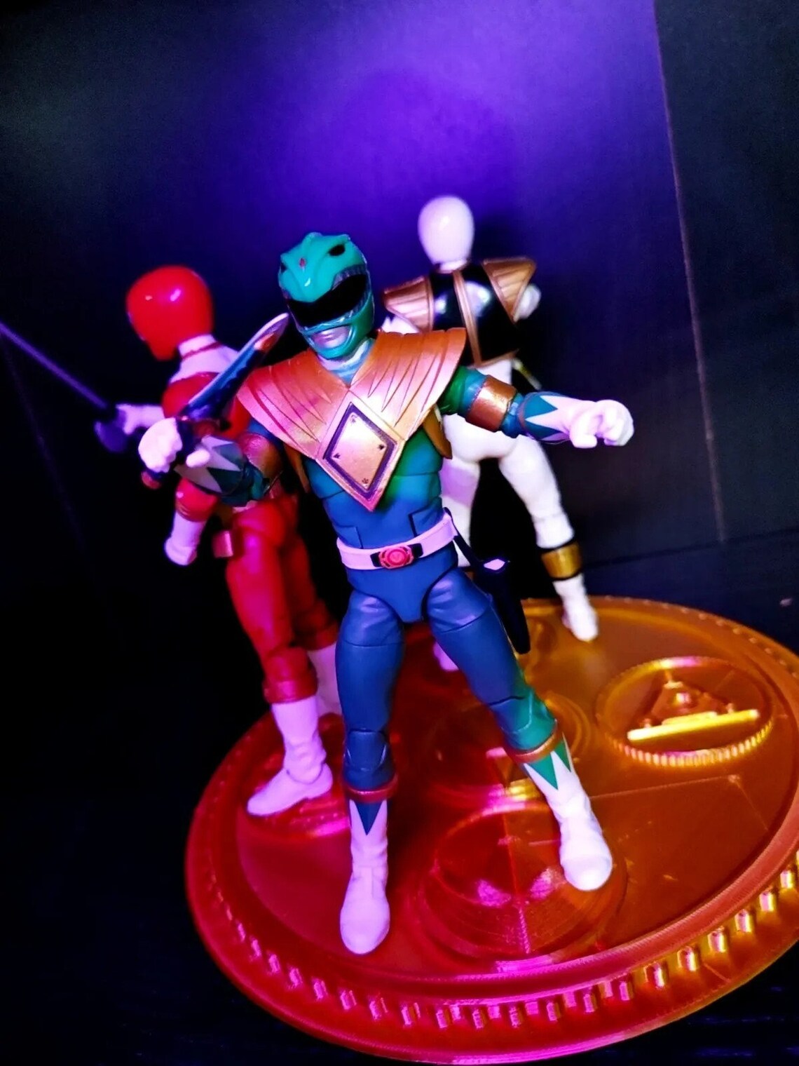 Power Rangers Jdf Rangers Power Rangers Lighting Collection Master Morpher Stand Jdf Tribute - Etsy