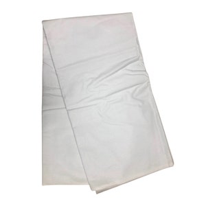 Plain Solid White Ankara African Print Fabric Per Yard & 6 Yards