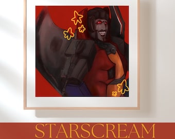 Starscream Transformer | Physical Print |