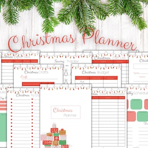 Ultimate Christmas Planner Printable, Holiday Planner, Gift Budget Planner, Christmas Gift List, Christmas Binder, Christmas To Do List