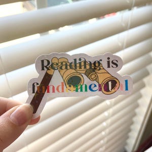 Reading is Fundamental Sticker – RuPaul’s Drag Race Inspired Vinyl Sticker | Drag Queen Sticker | Paris is Burning Quote