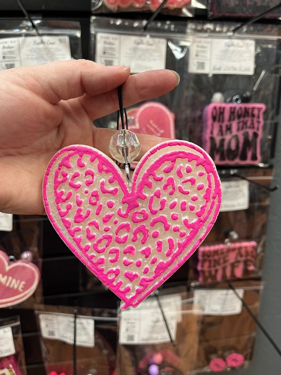 Leopard Heart Freshie Leopard Heart Freshie