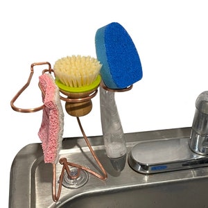  YOHOM Kitchen Scrub Brush Holder for Sink Sponge