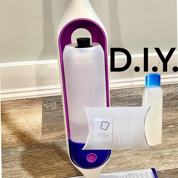 DIY Refillable Swiffer Power Mop bottle hack kit, bottle plug, swiffer bottle hack, sustainable floor cleaner, swiffer hack refill,