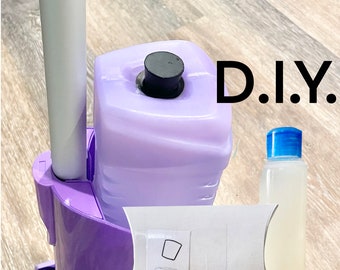 DIY Refillable Swiffer Wet jet bottle hack kit, bottle plug, swiffer bottle hack, sustainable floor cleaner, swiffer hack refill