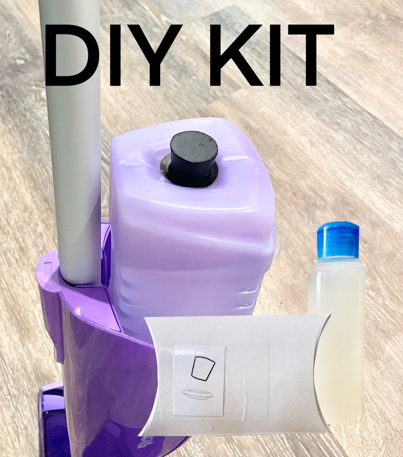 DIY Refillable Swiffer Wet Jet Bottle Hack Kit, Bottle Plug, wet jet