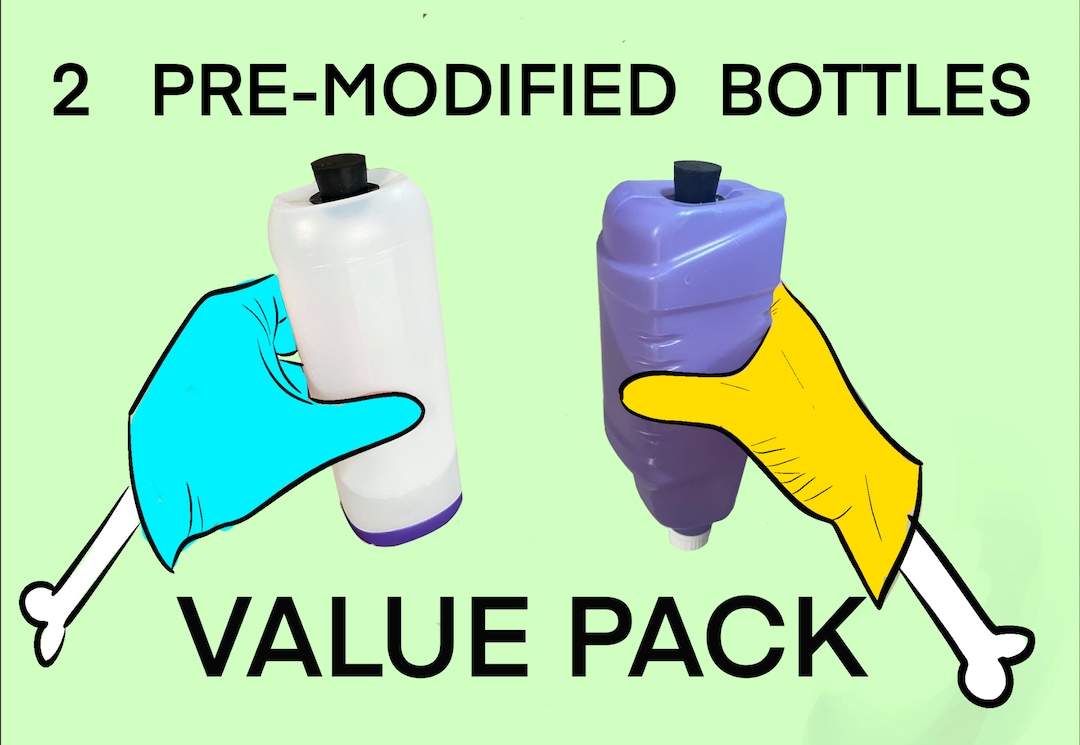 2 REFILLABLE SWIFFER BOTTLES , Reusable Swiffer Wet Jet Bottle
