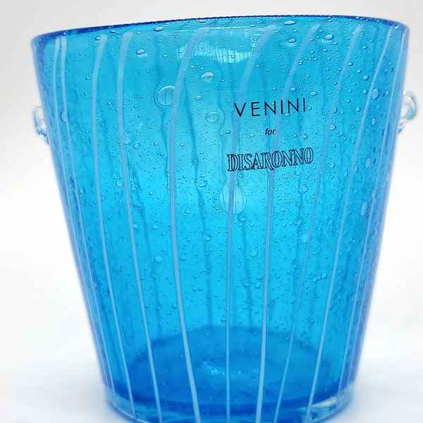 Venini for Disaronno Art Glass ice bucket - lower price