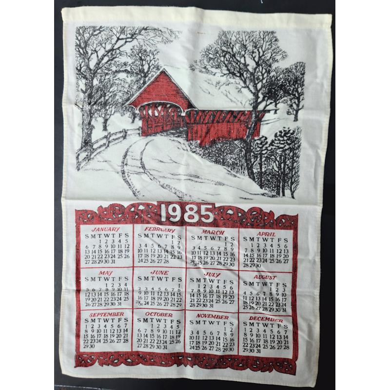 Vintage 1985 Calendar - Etsy