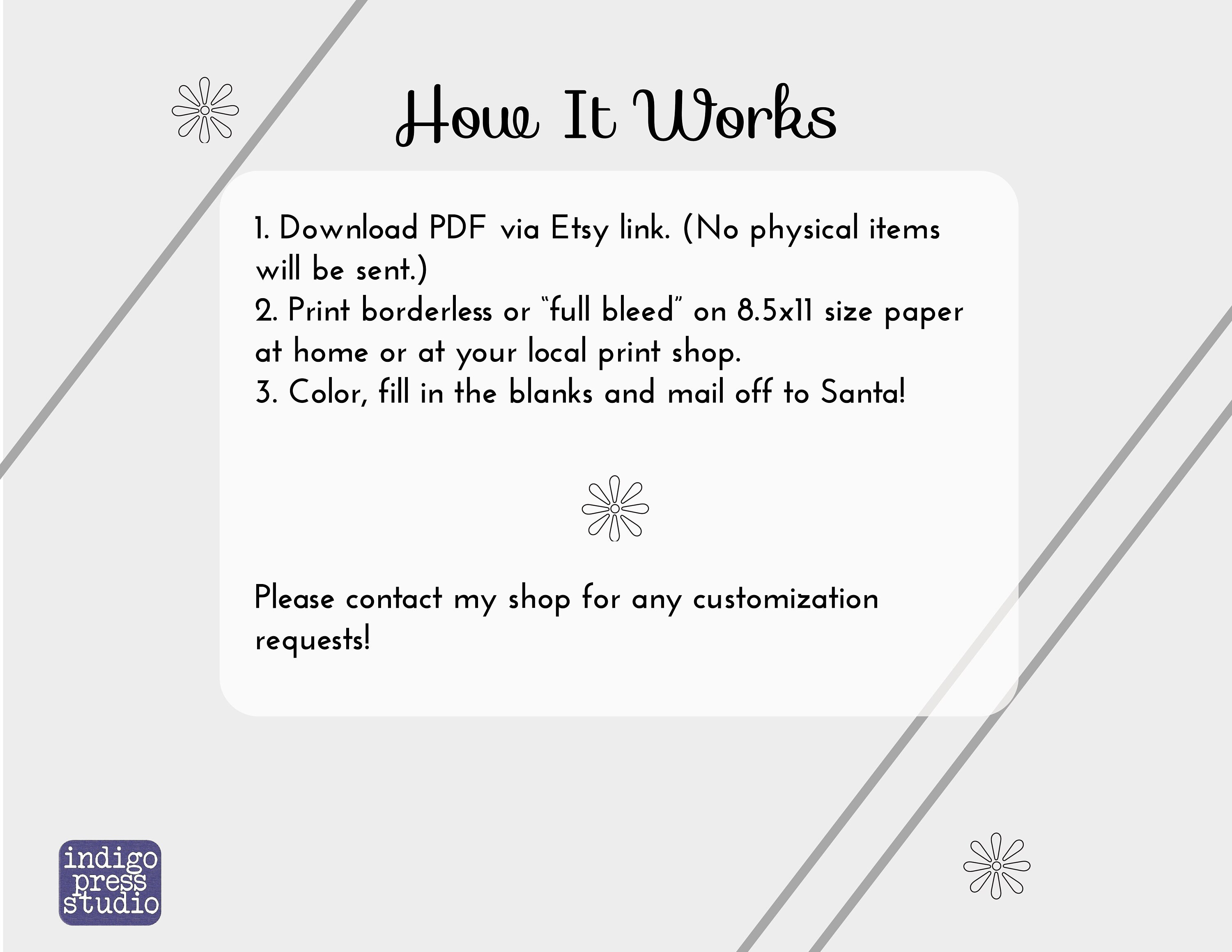 Letter to Santa Printable Letter to Santa Template Colorable Fillin