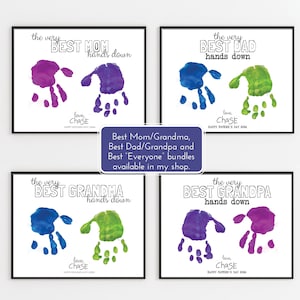 Hands Down Best Dad Instant Download Printable PDF Father's Day Gift ...