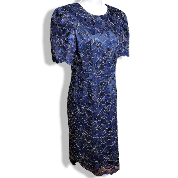 leslie fay formal dresses Vintage LESLIE FAY Evenings 90s Formal Cocktail Dress 6