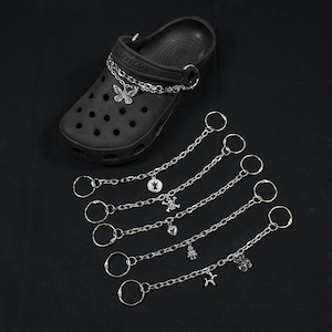Cool Croc Chain Charms Croc Pin Shoe Charm For Women Personalized Croc Jewelry Gold Silver Chain