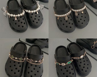 Niedliche Croc Kette Charms Croc Pin Schuh Charm für Frauen Personalisierte Croc Schmuck Perlenkette