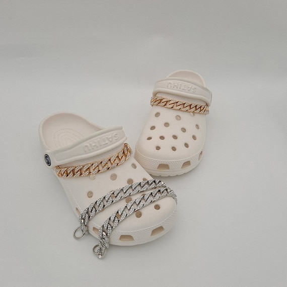 Bling Diamond Croc Chain Charms for Girls Glitter Croc Pin Shoe Charm for Women Personalized Croc Jewelry Etsy UK