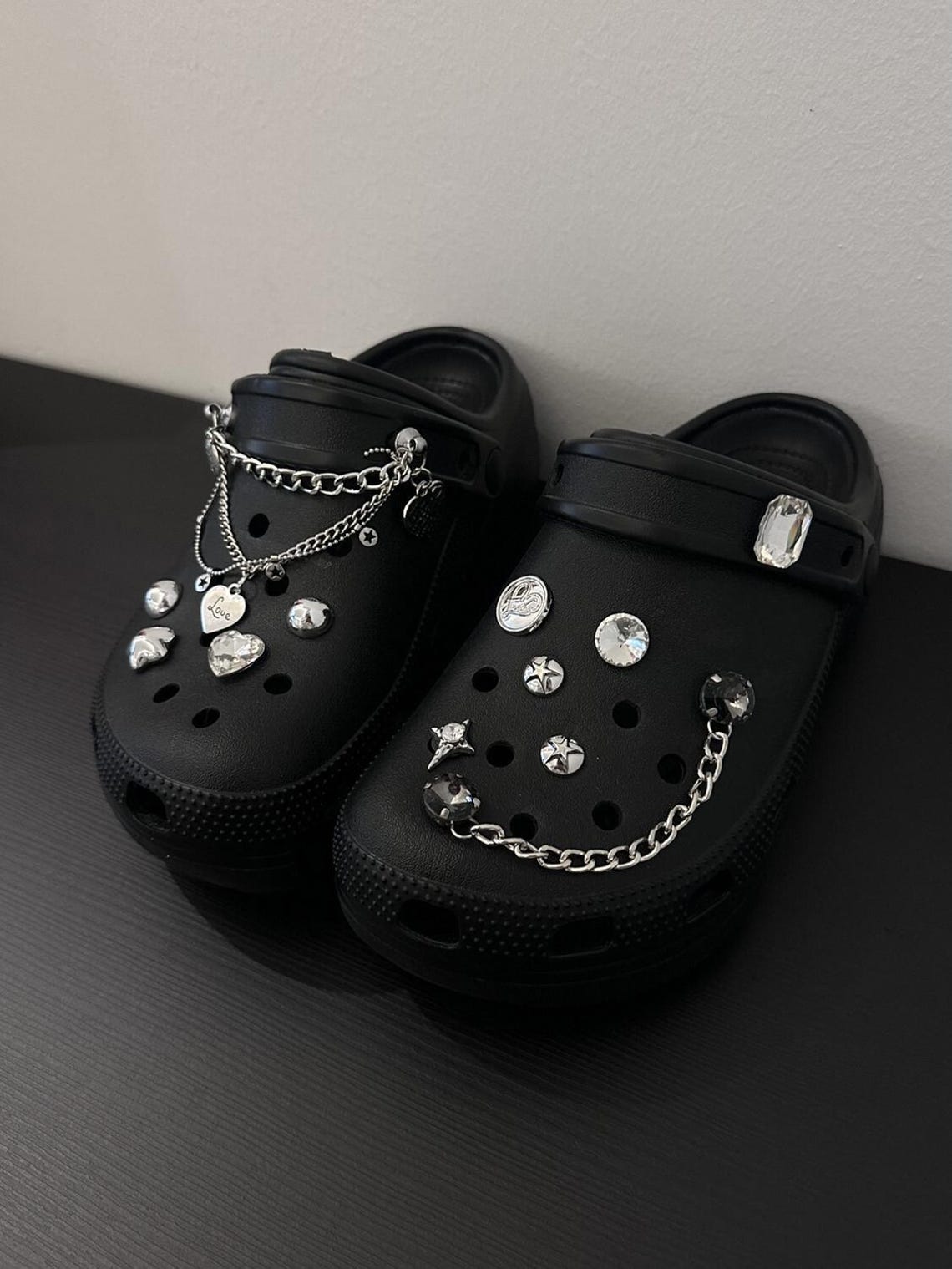 Bling Diamond Croc Charms for Girls Glitter Croc Pin Shoe Charm for ...