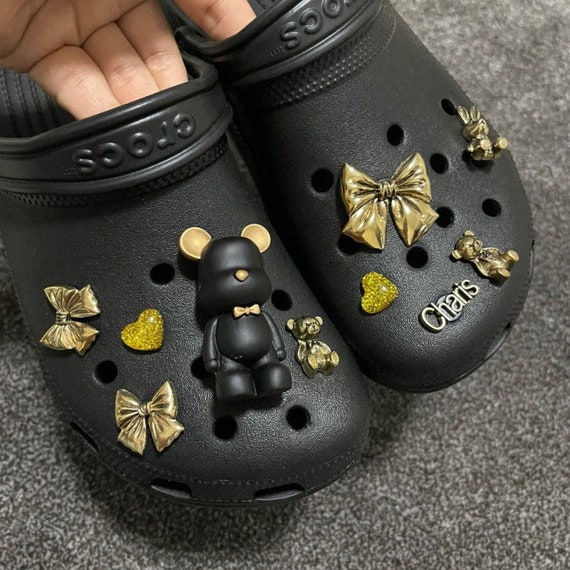 Cool Bear Croc Charms Set for Girls Boys Croc Pin Shoe Charm for