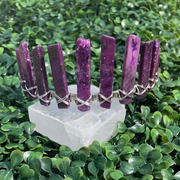 Purple Lepidolite Crystal Crown Headband, Alt Wedding Crown, Goddess Crown, Gemstone Tiara, Crystal Witch, Crystal Crown for Women