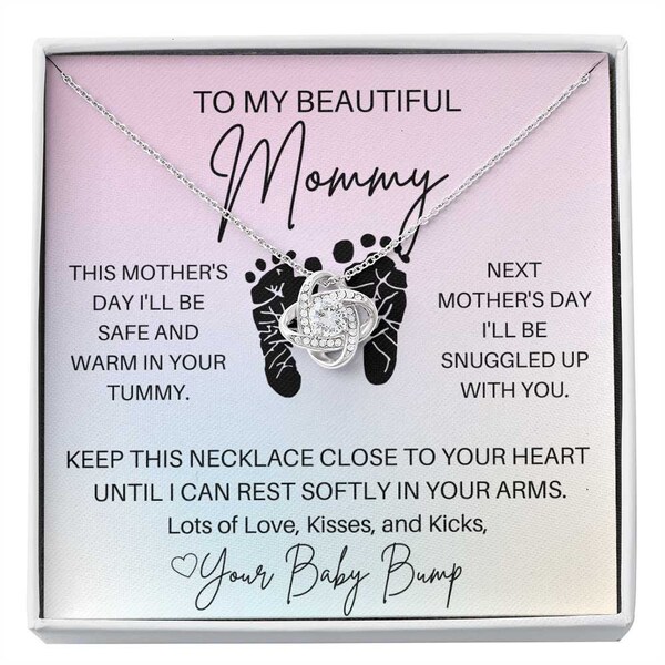 Mommy to Be necklace from your baby bump, perfect gift for mother's day, birthday, baby shower, or just because